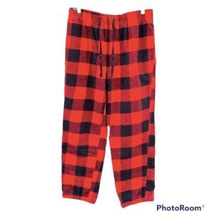 Nordstroms Buffalo Plaid Red and Black Flannel Pajama Pants Large